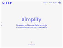 Tablet Screenshot of libeo.com